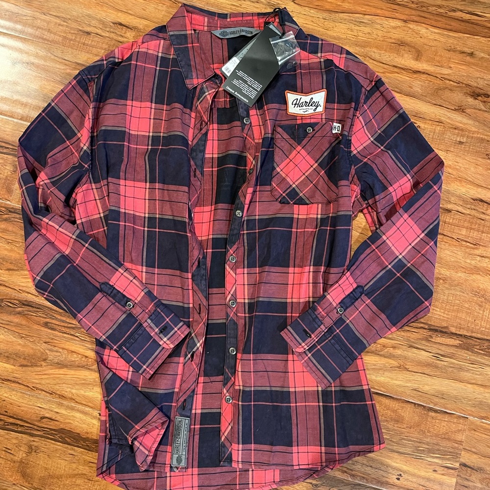 Mens Harley flannel